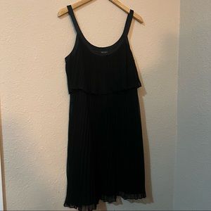 WHBM Pleated Chiffon dress